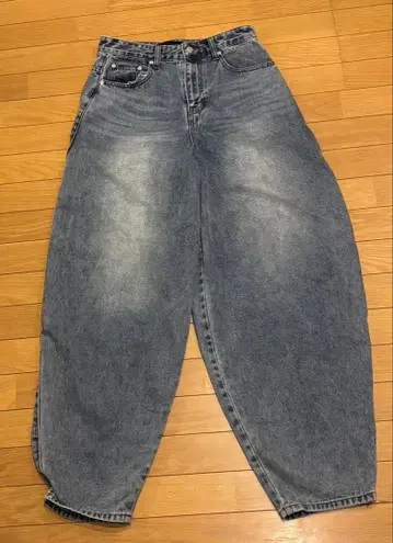 chikashitsu+ 배기 데님