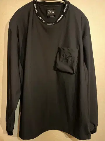컨디션 최상 ZARA 자라 긴팔 티셔츠 블랙 오버 사이즈 실루엣