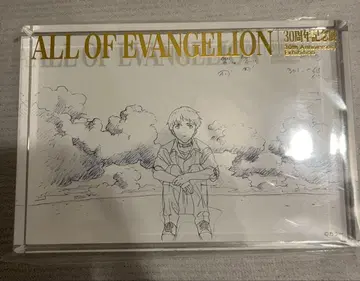 이카리 신지 금박 아크릴 블록 ALL OF EVANGELION