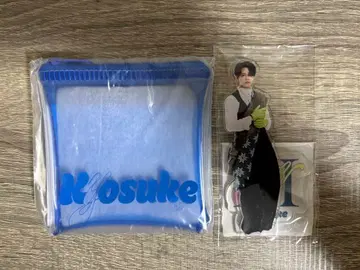 INI 후지마키 쿄스케 팝업 스토어 클리어 파우치 아크릴 스탠드