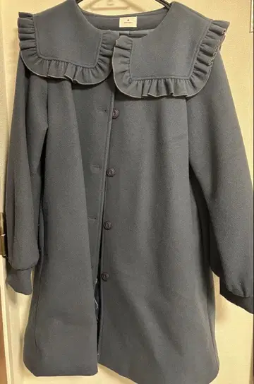 merry jenny 바이컬러 메로우 A라인 코트