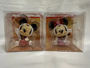 [ 미개봉 새상품 ] 미키 미니 일본풍 피규어 세트 마네키네코