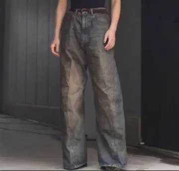 NVRFRGT 3D TWISTED WIDE LEG JEANS size 1