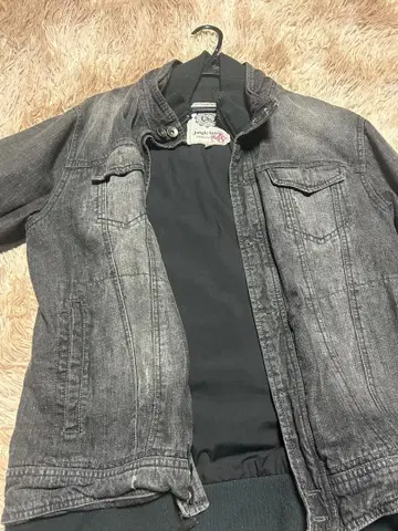 정글 스톰 그레이 데님 자켓