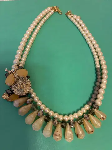 여성용 펄 목걸이