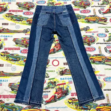 Wrangler 패치 파크 플레어 청바지