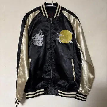 늑대와 달 자수 스카잔