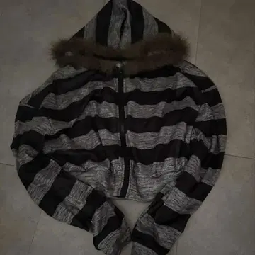 y2k 보더 퍼 후드티 grunge NANA 그런지