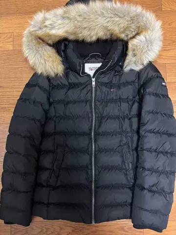 HILFIGER DENIM 블랙 다운 자켓 M 사이즈