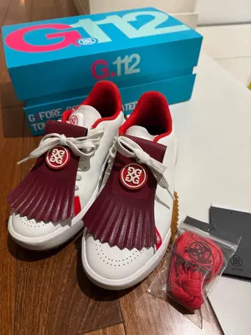 G/FORE G.112 골프화 화이트/레드 새상품급