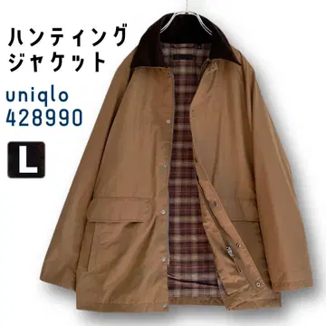 헌팅 자켓 유니클로 428990 브라운 플란넬 안감 남성용 L