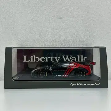LibertyWalk ignition 35GT-R 블랙/빨간색 ADVAN