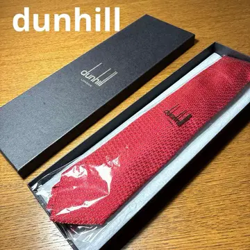 [ 미사용품 ] dunhill 던힐 빨간색 넥타이