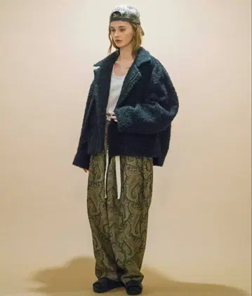 [ my beautiful landlet ] 페이즐리 와이드 팬츠