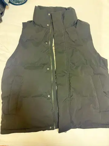 블랙 다운 베스트 남성용