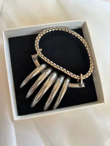 beautiful people 실버 팔찌 프리 사이즈