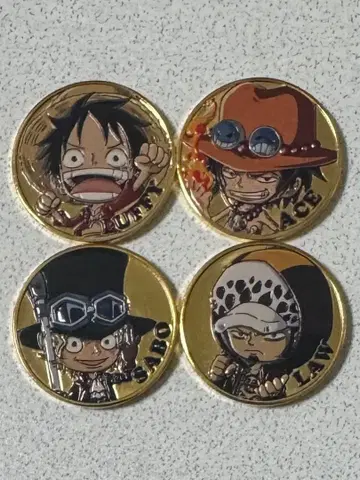 차평공업 기념 메달 원피스 4장 세트