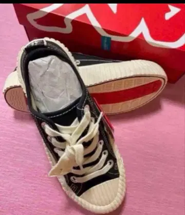 KAPPA 22.5cm 새상품 카파 BANDA 캐주얼 스니커즈 신발 블랙