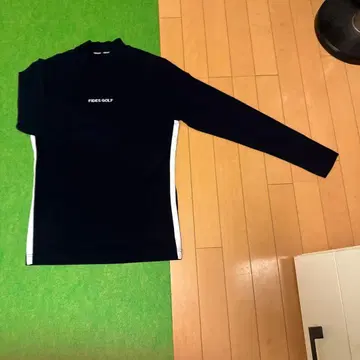 FIDES 모크넥 골프웨어 사이즈 S 네이비 컬러