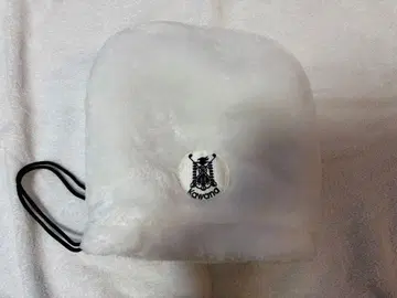 새상품급! 화이트 플리스 골프헤드커버 아이언용