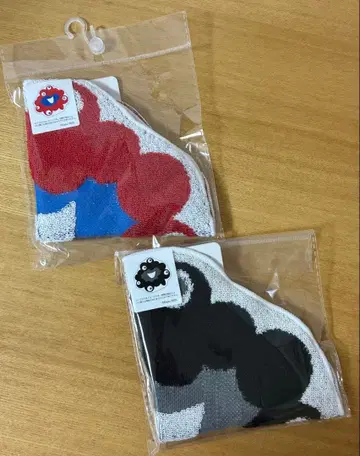 [ 새상품 ] 간사이 만박 미야쿠미야쿠 얼굴형 미니 타월 2장 세트