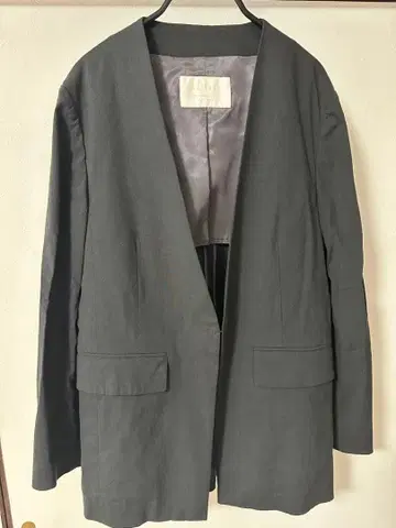 Ballsey 린넨 노카라 자켓