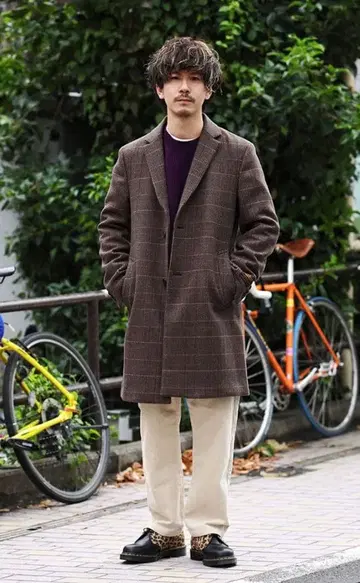 JOURNAL STANDARD 스텐칼라 코트 브라운 L