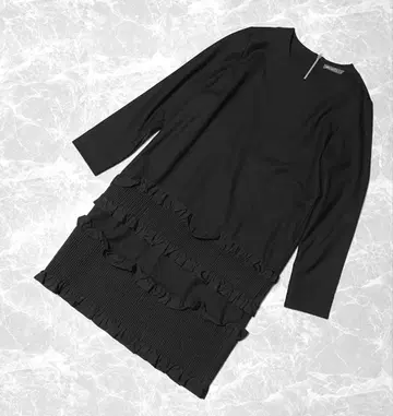 mint designs 민트디자인스 원피스 블랙 프릴 절개 일본제