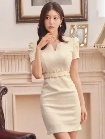 쥬얼스 JEWELS 화이트 드레스