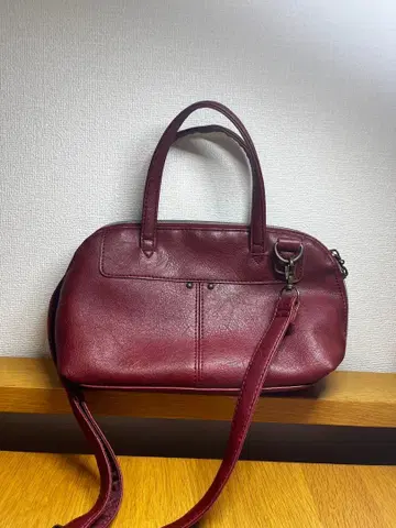 버건디 핸드백 숄더백