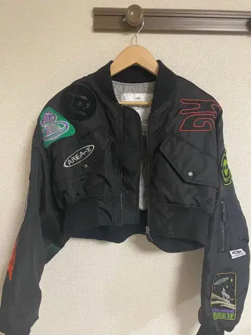 XG 크롭 MA-1 M 사이즈