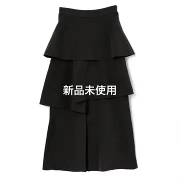 PINUE 니트 캉캉 스커트 ( BLACK ) S 사이즈