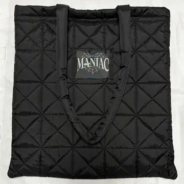 Straykids MANIAC 퀼팅 토트백 블랙