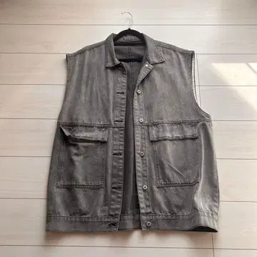 그레이 데님 슬리브리스 베스트