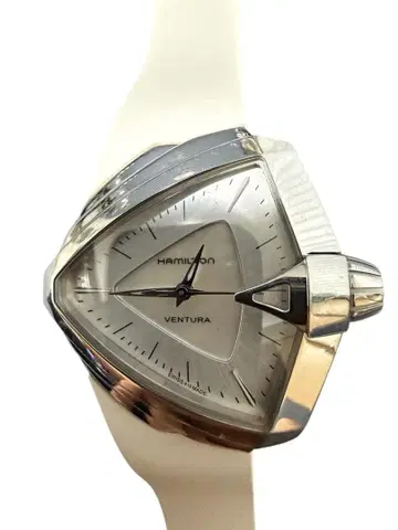 Hamilton Ventura 손목시계 실버/화이트 인기 모델