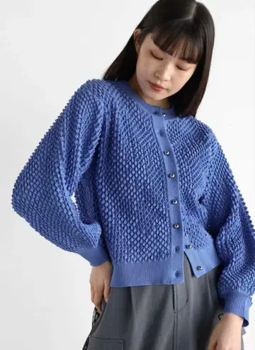 [ 새상품 미사용 ] 멋진 3D 니트 가디건