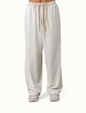 LYFT VINTAGE SWEAT WIDE PANTS - IVORY