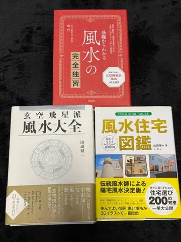 풍수의 완전 독습 풍수 주택 도감 현공비성파 풍수 대전 3권 세트