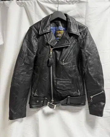 VANSON 나노 유니버스 별주 더블 라이더 자켓 가죽