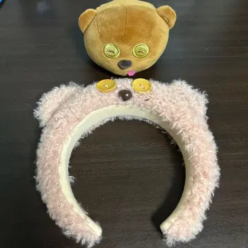 [ USJ ] 곰 귀 머리띠 봉제 인형 포함