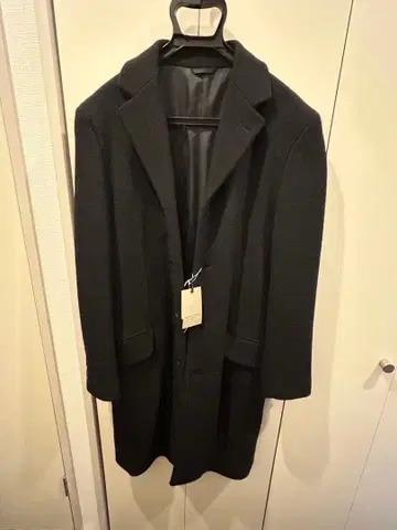 [ 미사용 택 포함 ] STUDIO by DURBAN 블랙 체스터 코트