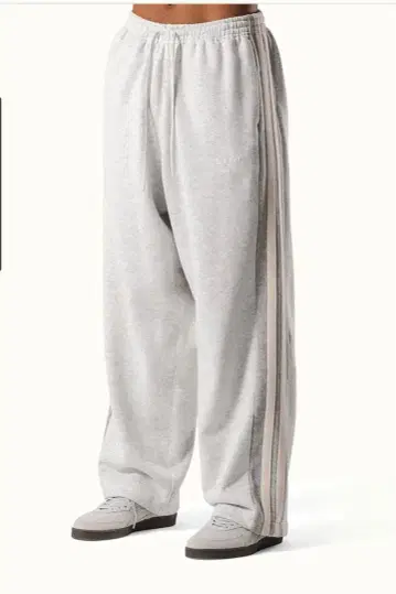 LYFT 2LINE WIDE SWEAT PANTS - IVORY