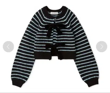 LilyBrown 벨로아 리본 가디건