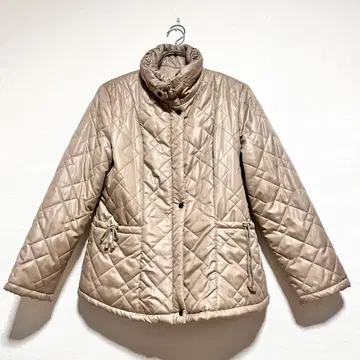 새상품급 경량 L 사이즈 다운 자켓 코트 빅 사이즈 리본 복슬복슬