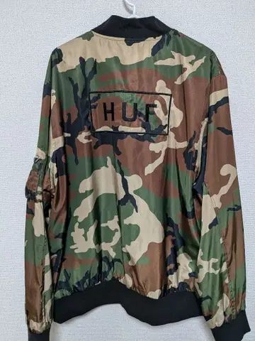 HUF 하프 카모플라주 플라이트 자켓 XXL