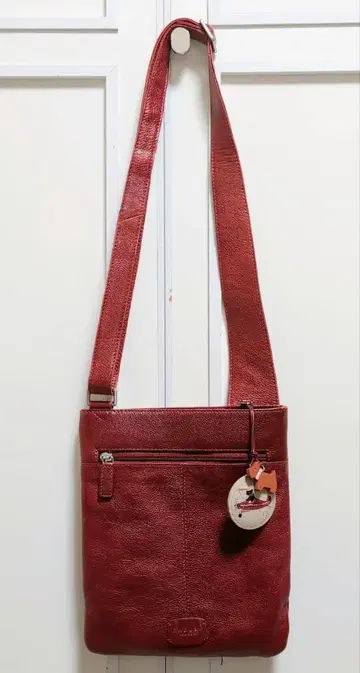 RADLEY LONDON 라들리 숄더백 가죽 빨흰 바이컬러