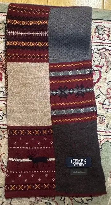 CHAPS 패치워크 머플러