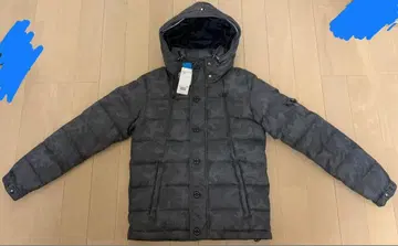 BEAMS HEART down jacket grey camo