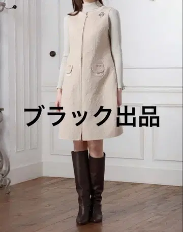 2025 AW 슈퍼 뷰티 플로키 프린트 반팔 원피스 44