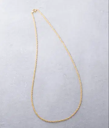 스크류 더블 골드 목걸이 놋쇠 목걸이